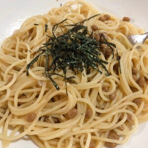 簡単ランチ☆納豆パスタ